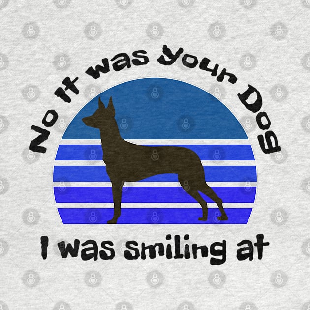 No It Was Your Dog I Was Smiling At by Cor Designs